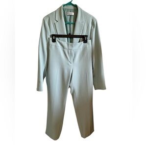 Kasper Light Gray Pantsuit
